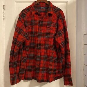 NWOT Ralph Lauren poll plaid button down size XXL​​